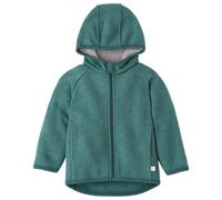 disana - Kid's Walk-Jacke Zipp - Veste en laine - 74/80 - eukalyptus