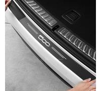 DISANSHAO 1 Pièce Voiture Arrière Protection des Pare-Chocs pour Fiat 500e 500 E/Tipo Cross 2021-2022 2023, Protecteur de Seuil de Porte de Voiture, Plaque de Protection Résistante Aux Rayures