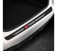 DISANSHAO 1 Pièce Voiture Arrière Protection des Pare-Chocs pour Ford Kuga 3 (III) St-Line & Vignale I 2019-2024, Protecteur de Seuil de Porte de Voiture, Plaque de Protection Résistante Aux Rayures