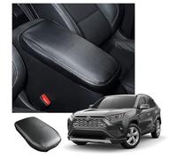 DISANSHAO Coussin D'Accoudoir Voiture pour Toyota RAV4 2019-2024 2025, Housse pour Accoudoir Central Accoudoirs Couvre Center Console Accoudoir Protection D'accoudoir Voiture Accoudoir Pad,Black
