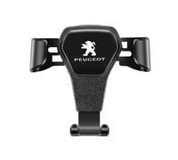 DISANSHAO Support Téléphone Voiture pour Peugeot 2008 3008 307 308 206 207 208 407 508 5008 106 205, Porte Téléphone Rotatif à 360 Degrés Mains Libres à Une Main pour Tous Les Smartphones