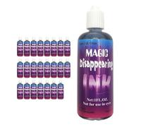 Disappear Magic Ink, Magic Trick Toy Disappearing Ink, Prank Toys Magic Ink Set, 24 Squeezable Bottles, Magic Prop Tool Disappear Ink Bottle Show Props Disappear Ink