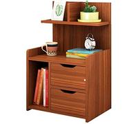 Disassembly Bedroom Locker Small Household Double Pumping Bathroom Living Room Corridor 40X25X60cm Storage Box (Color : Maple) (Sandalwood)