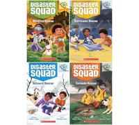 Disaster Squad Series 4-Book Collection Set - A High-Stakes Natural Disaster Adventure Series for Young Readers - Wildfire Rescue, Hurricane Rescue, Blizzard Rescue, Tornado Rescue