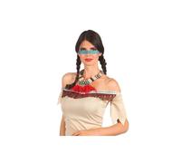 DISBACANAL Collier indien perles et plumes