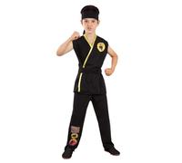 DISBACANAL Déguisement Combattant de karaté Cobra Enfant - -, 8 Ans