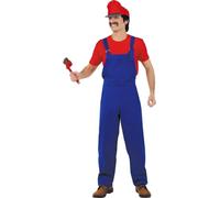 DISBACANAL Déguisement Plombier Mario Bros - XL