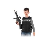 DISBACANAL Gilet de Police pour Enfants - 6 Ans
