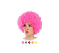 DISBACANAL Perruque Clown frisée couleur - Bleu