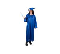 DISBACANAL Toge de diplômé pour adulte - Bleu, S