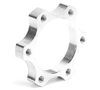 Disc Brake Conversion Adapter | 6 - Hole Threaded Flange Seat for Cycle Repair | Aluminum Alloy Base for Disc Brake Hub/Threaded Bush Restoration | 48mm & 44mm Versions (44mm base)