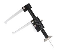 Disc Brake Rotor Micrometer, 0-60mm Metric Gauge, Fast Accurate Thickness Measurement Tools, Manual Depth Gauges for Auto Car Maintenance, Brake Rotors and Tire Tread Inspection Tool
