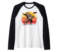 Disc Golf Bigfoot Outdoor Disc Sasquatch Manche Raglan