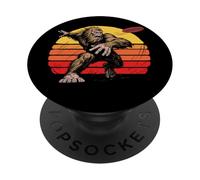 Disc Golf Bigfoot Outdoor Disc Sasquatch PopSockets PopGrip Adhésif