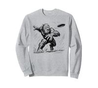 Disc Golf Bigfoot Outdoor Disc Sasquatch Sweatshirt