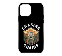 Disc Golf Chasing Chains Vintage Disc Golfer Basket Coque pour iPhone 12 Mini