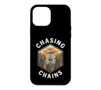 Disc Golf Chasing Chains Vintage Disc Golfer Basket Coque pour iPhone 12 Pro Max