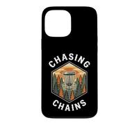 Disc Golf Chasing Chains Vintage Disc Golfer Basket Coque pour iPhone 13 Pro Max