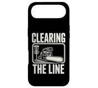 Disc Golf Clearing The Line Tronçonneuse Disc Golf Player Coque pour iPhone Air