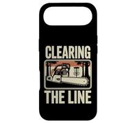 Disc Golf Clearing The Line Tronçonneuse Disc Golf Player Coque pour iPhone Air