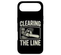 Disc Golf Clearing The Line Tronçonneuse Disc Golf Player Coque pour iPhone Air