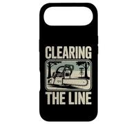 Disc Golf Clearing The Line Tronçonneuse Disc Golf Player Coque pour iPhone Air