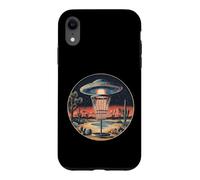 Disc Golf Discs UFO Rétro Vintage Désert Panier Coque pour iPhone XR