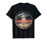 Disc Golf Discs UFO Rétro Vintage Désert Panier T-Shirt