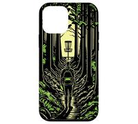 Disc Golf Forest Course Wilderness Golfeur Coucher de Soleil Coque pour iPhone 12 Mini