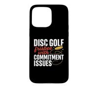 Disc Golf Frisbee with Engagement Issues Funny Player Sport Coque pour iPhone 15 Pro Max