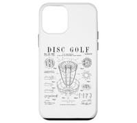 Disc Golf Frolf Panier à Frisbee Vintage avec Impression Vernie Coque pour iPhone 12 Mini