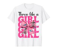 Disc Golf Girl Disc Golf Throw Like A Girl T-Shirt