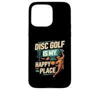 Disc Golf is My Happy Place Player Coque pour iPhone 15 Pro Max