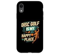 Disc Golf is My Happy Place Player Coque pour iPhone XR