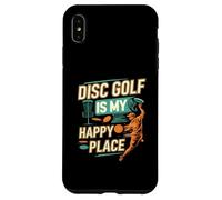 Disc Golf is My Happy Place Player Coque pour iPhone XS Max
