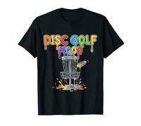 Disc Golf Mood Panier À Disques Rainbow Splash T-Shirt