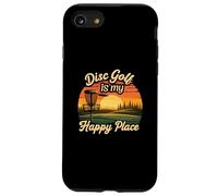 Disc Golf My Happy Place Sunset Frolf Player Coque pour iPhone SE (2020) / 7/8