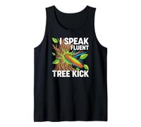 Disc Golf Player I Speak Fluent Tree Kick Humor Débardeur