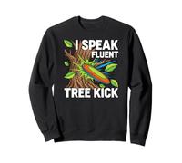 Disc Golf Player I Speak Fluent Tree Kick Humor Sweatshirt