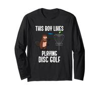 Disc Golf Player Ironie du sort Hobby Sports Manche Longue