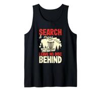 Disc Golf Player Search and Rescue ne Laisse Aucun Disque derrière Débardeur