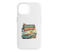 Disc Golf Road Trip Vintage Frolf Voyage Cadeau Tee Rétro Coque pour iPhone 14