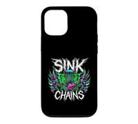 Disc Golf Sink Chains Radical Retro Basket Player Coque pour iPhone 12/12 Pro