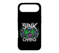Disc Golf Sink Chains Radical Retro Basket Player Coque pour iPhone Air