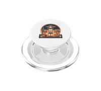 Disc Golf Starter UFO Basket Rétro Vintage Étoiles du Désert PopSockets PopGrip pour MagSafe