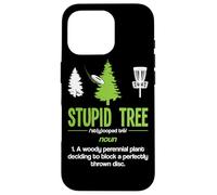 Disc Golf Stupid Tree Noun Dictionnaire Cadeau Driver Midrange Coque pour iPhone 16 Pro
