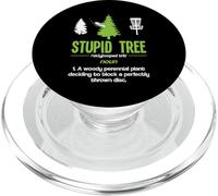 Disc Golf Stupid Tree Noun Dictionnaire Cadeau Driver Midrange PopSockets PopGrip pour MagSafe