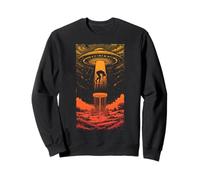Disc Golf UFO Soucoupe volante drôle extraterrestre panier Sweatshirt