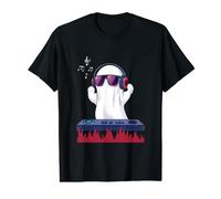 Disc Jockey Halloween DJ Ghost Music Theme T-Shirt Graphique avec Valeur
