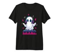 Disc Jockey Halloween DJ Ghost Music Theme T-Shirt Haut de Gamme